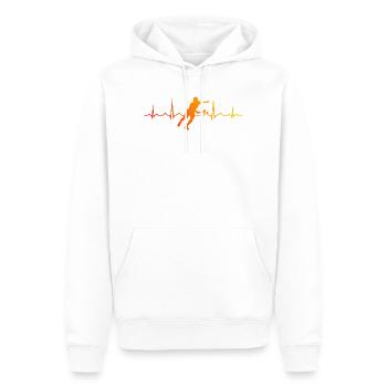 Conception de match de pickleball pour les fans de pickleball - Sweat à capuche Premium bio Homme - blanc - Devant - Nico (187cm)