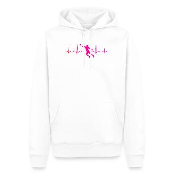 Faustballspielen Geschenk für der Faustballspieler - Männer Premium Bio Hoodie - Weiß - Vorne - Nico (187cm)