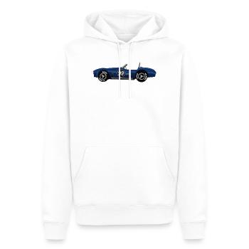Classic Racer 99 – Vintage Rennwagen - Männer Premium Bio Hoodie - Weiß - Vorne - Nico (187cm)