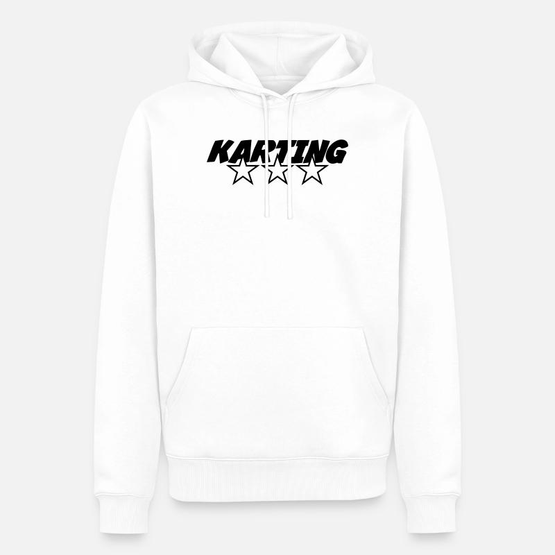 Karting - Men’s Premium Organic Hoodie - white