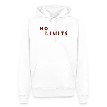 T-shirt durable à motif de fleurs sauvages - Sweat à capuche Premium bio Homme - blanc - Devant - Nico (187cm)