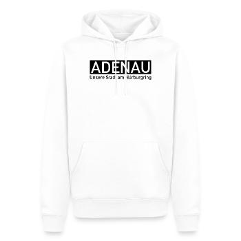 Adenau - Unsere Stadt am Nuerburgring - Männer Premium Bio Hoodie - Weiß - Vorne - Nico (187cm)