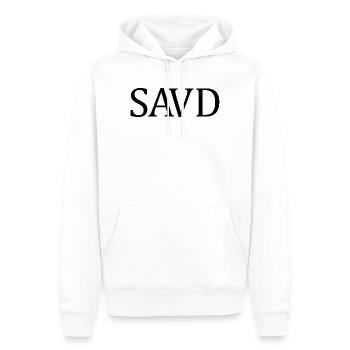 Errettet Bibel Christ Glaube Jesus Errettet - Männer Premium Bio Hoodie - Weiß - Vorne - Nico (187cm)