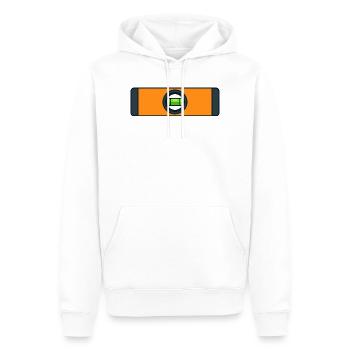 Wasserspiegel - Männer Premium Bio Hoodie - Weiß - Vorne - Nico (187cm)