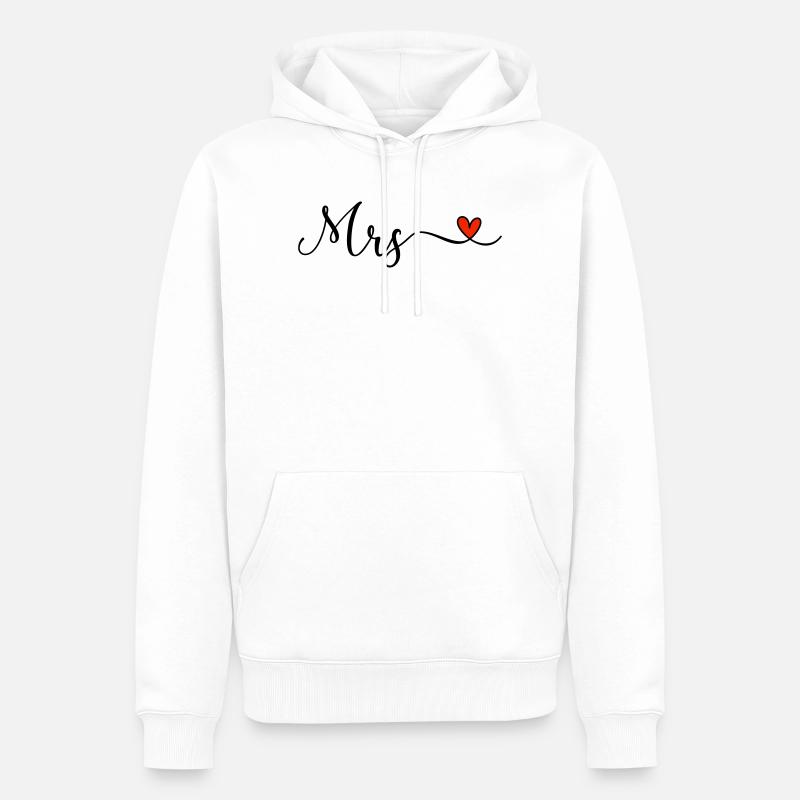 Mrs - Männer Premium Bio Hoodie - Weiß