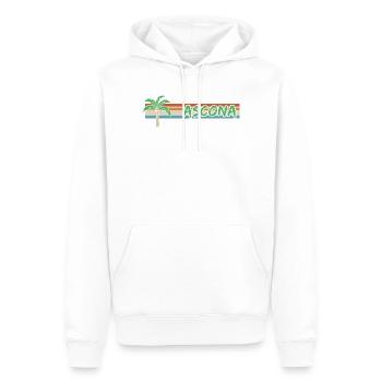 Sun Ascona - Men’s Premium Organic Hoodie - white - Front - Nico (187cm)