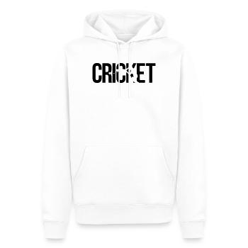 cricket - Männer Premium Bio Hoodie - Weiß - Vorne - Nico (187cm)