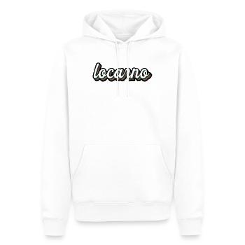 Écriture arc-en-ciel de Locarno - Sweat à capuche Premium bio Homme - blanc - Devant - Nico (187cm)