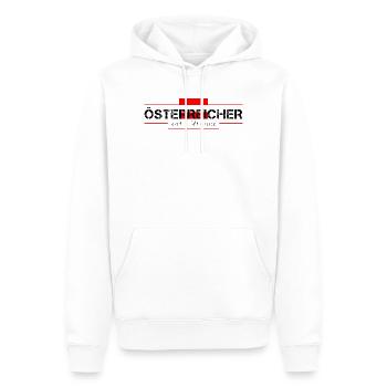 Österreicher kein Wiener Österreich Wien  - Männer Premium Bio Hoodie - Weiß - Vorne - Nico (187cm)