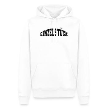 Einzelstück - Männer Premium Bio Hoodie - Weiß - Vorne - Nico (187cm)