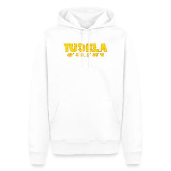 Coordonnées de Tudela Espagne - Sweat à capuche Premium bio Homme - blanc - Devant - Nico (187cm)