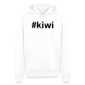 KIWI - Männer Premium Bio Hoodie - Weiß - Vorne - Nico (187cm)