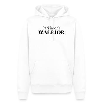 parkinson es warrior - Männer Premium Bio Hoodie - Weiß - Vorne - Nico (187cm)