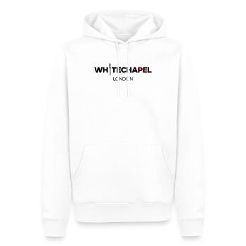 whitechapel Londres - Sweat à capuche Premium bio Homme - blanc - Devant - Nico (187cm)