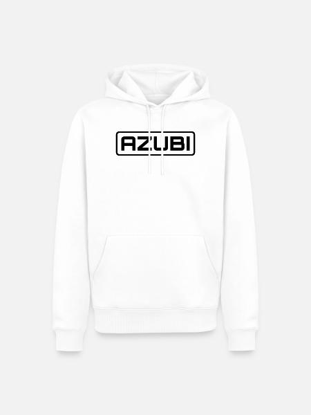 Azubi Tshirt 1 23 - Männer Premium Bio Hoodie - Weiß