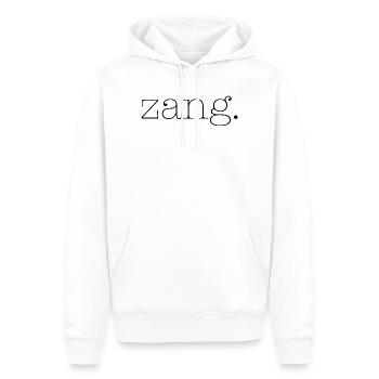 Zang - Männer Premium Bio Hoodie - Weiß - Vorne - Nico (187cm)