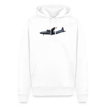 An-12 - Männer Premium Bio Hoodie - Weiß - Vorne - Nico (187cm)