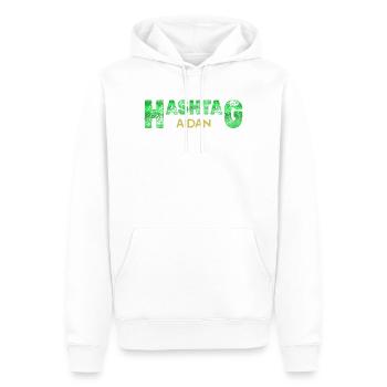 Geschenk für Aidan - Männer Premium Bio Hoodie - Weiß - Vorne - Nico (187cm)
