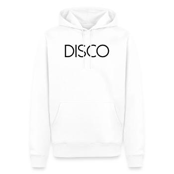 DISCO Diskokugel - Sweat à capuche Premium bio Homme - blanc - Devant - Nico (187cm)