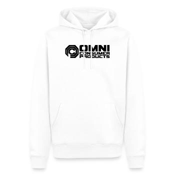 OMNI CONSUMER PRODUCTS - Sweat à capuche Premium bio Homme - blanc - Devant - Nico (187cm)