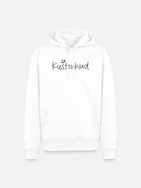 Nordisches Fischkind - Männer Premium Bio Hoodie - Weiß