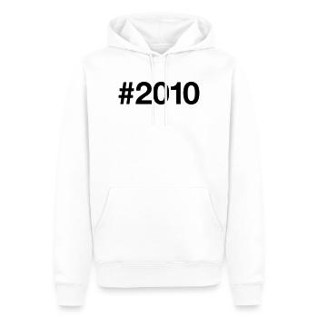 2010 Jahrgang 16 Jahre 16. Geburtstag - Männer Premium Bio Hoodie - Weiß - Vorne - Nico (187cm)