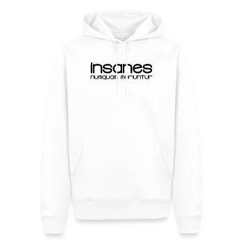 insanes - Sweat à capuche Premium bio Homme - blanc - Devant - Nico (187cm)