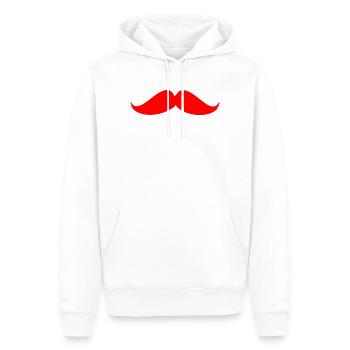 HUMOUR. CITATION. MESSAGE. RETRAITE. ANNIVERSAIRE. - Sweat à capuche Premium bio Homme - blanc - Devant - Nico (187cm)