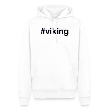 VIKING Hashtag - Men’s Premium Organic Hoodie - white - Front - Nico (187cm)