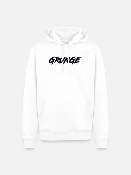 GRUNGE - Men’s Premium Organic Hoodie - white