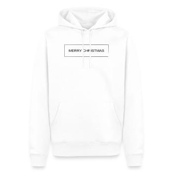 MERRY CHRISTMAS - Männer Premium Bio Hoodie - Weiß - Vorne - Nico (187cm)