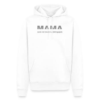 Mama Sein Ist Mein Lieblingsjob - Männer Premium Bio Hoodie - Weiß - Vorne - Nico (187cm)