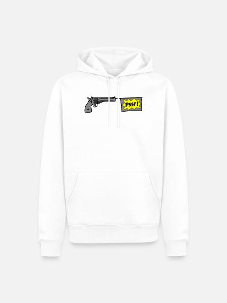 PSST-ole - Männer Premium Bio Hoodie - Weiß