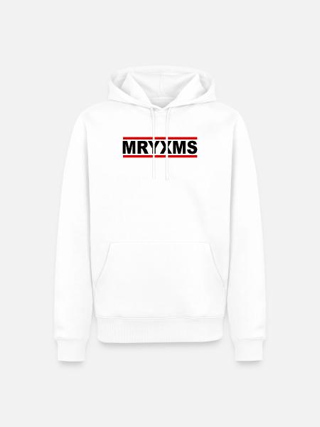 MRYXMS - BLK - Merry Christmas - Männer Premium Bio Hoodie - Weiß