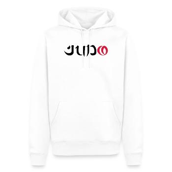 Judo - Men’s Premium Organic Hoodie - white - Front - Nico (187cm)