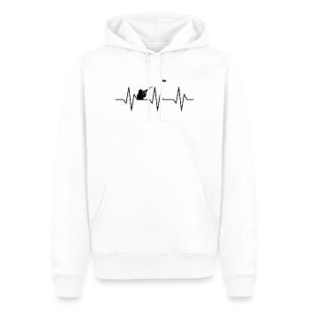 Tontaubenschießen Sportschützen Wurftaube Geschenk - Männer Premium Bio Hoodie - Weiß - Vorne - Nico (187cm)