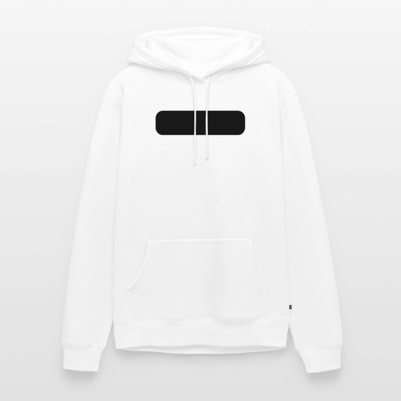Rounded rectangle Men’s Premium Organic Hoodie