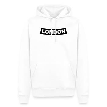 London Chapter Element 1C (JGA MC-Rocker-Style) - Männer Premium Bio Hoodie - Weiß - Vorne - Nico (187cm)