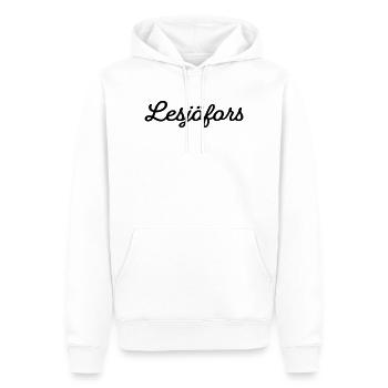Lesjöfors noir - Sweat à capuche Premium bio Homme - blanc - Devant - Nico (187cm)