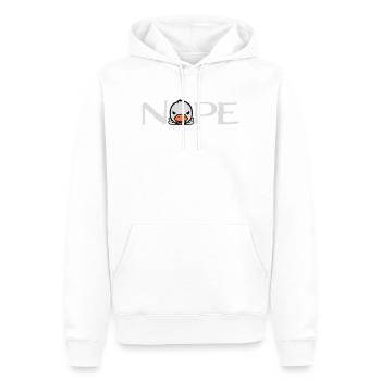 Gans Nope Mittelfinger Böse Beleidigung Ente Frech - Männer Premium Bio Hoodie - Weiß - Vorne - Nico (187cm)