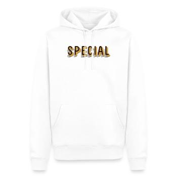 Nom spécial particulièrement unique Spécial Divers - Sweat à capuche Premium bio Homme - blanc - Devant - Nico (187cm)