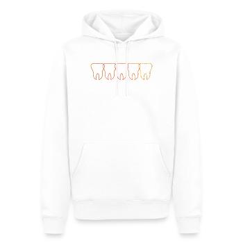 Zahnarzt - Männer Premium Bio Hoodie - Weiß - Vorne - Nico (187cm)