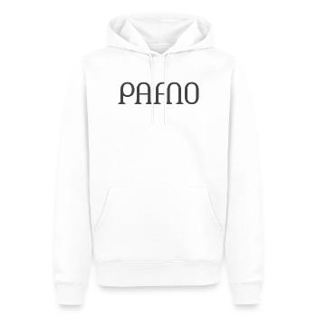 Pafno Boysname - Men’s Premium Organic Hoodie - white - Front - Nico (187cm)