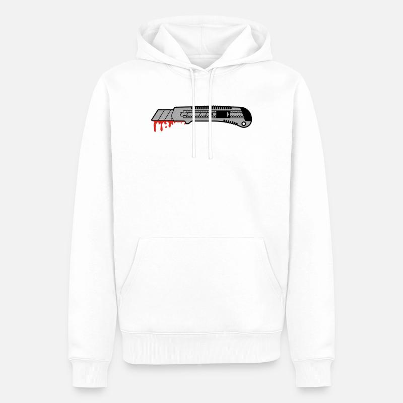 cutter - Männer Premium Bio Hoodie - Weiß