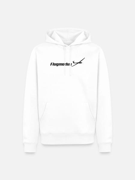 Flugmodus Segelflug - Männer Premium Bio Hoodie - Weiß