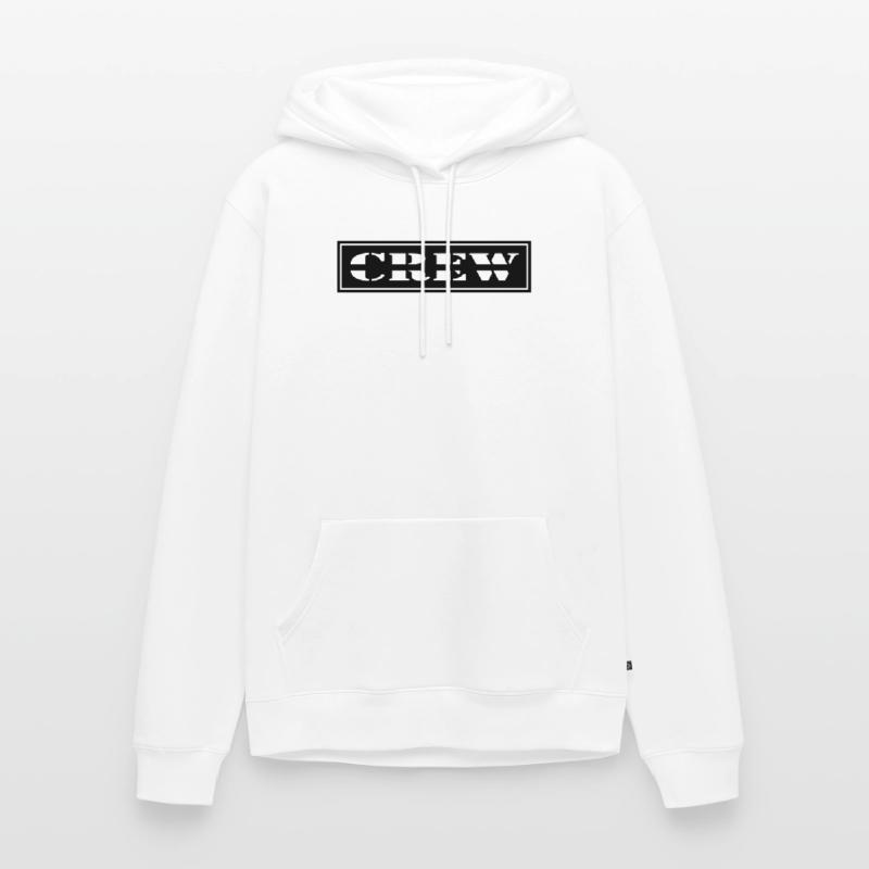 Conception de l’équipage sous forme de patch Sweat à capuche Premium bio Homme