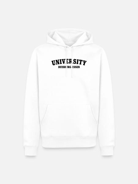 University of Duisburg Essen - Men’s Premium Organic Hoodie - white