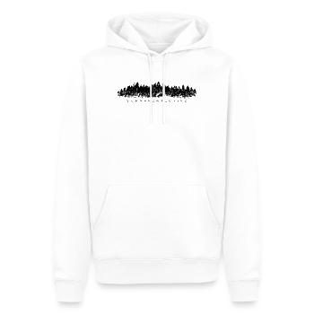 Schwarzwaldkind Schwarzwald Design - Männer Premium Bio Hoodie - Weiß - Vorne - Nico (187cm)