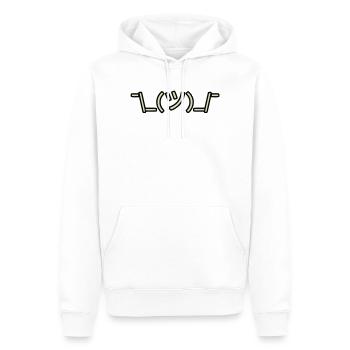 All the same - Men’s Premium Organic Hoodie - white - Front - Nico (187cm)