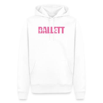 Ballet Danse Ballet Danseur Ballerine Cadeau - Sweat à capuche Premium bio Homme - blanc - Devant - Nico (187cm)